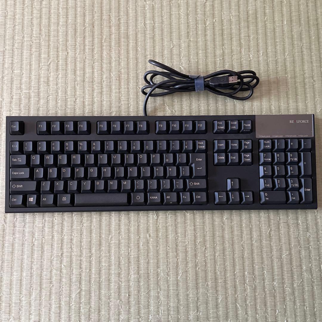 東プレ REALFORCE R2S-JP4-BK USBキーボード 本体 キーボード 静音 REALFORCE ブラック R2S-JP4-BK [有線 /USB] 東プレ