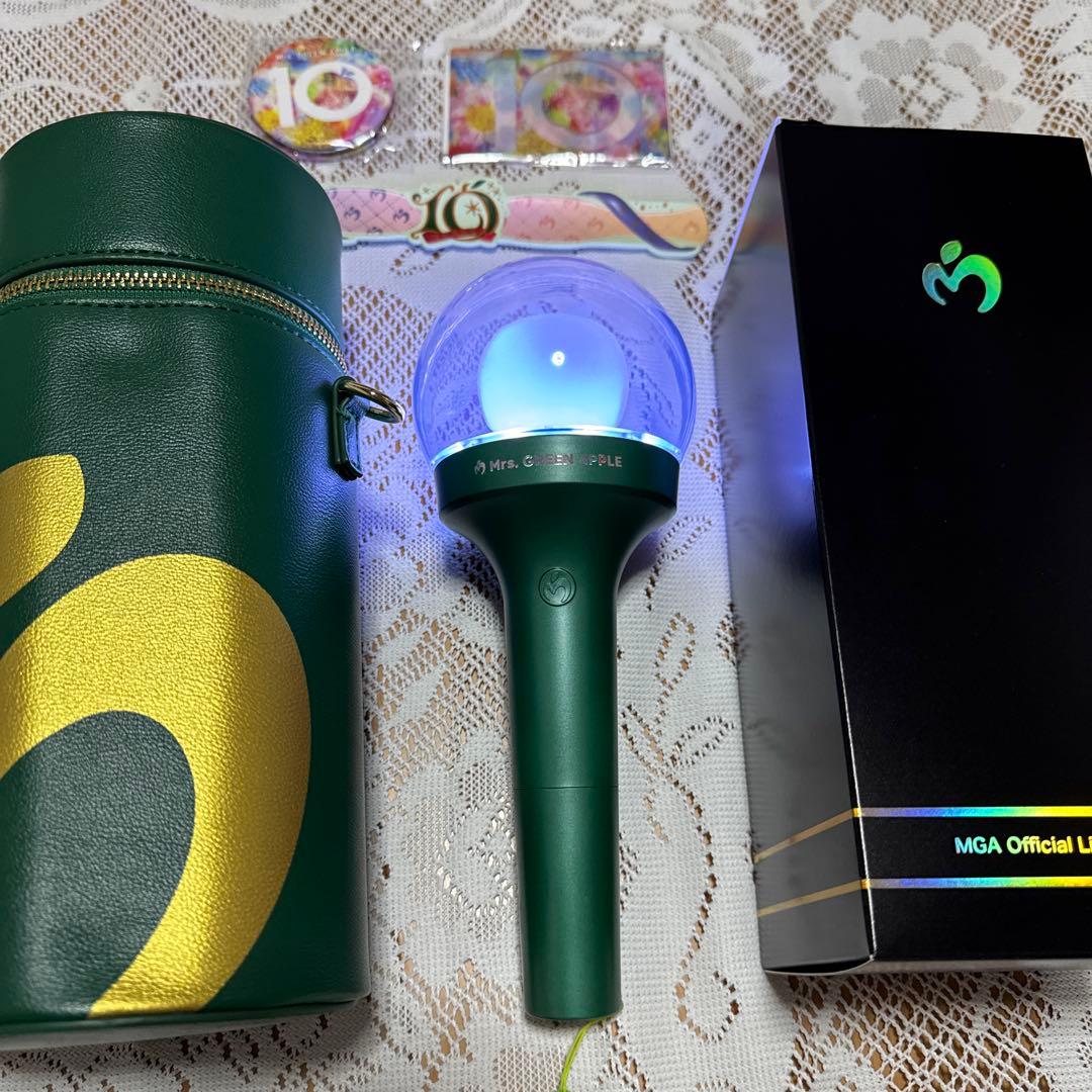 ミセスグリーンアップル　ライトスティックケース　本体　ミラー　10 ステッカー