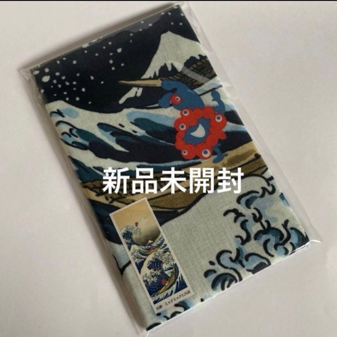 新品】大阪万博ミャクミャク 葛飾北斎 手ぬぐい 掛け軸風てぬぐい