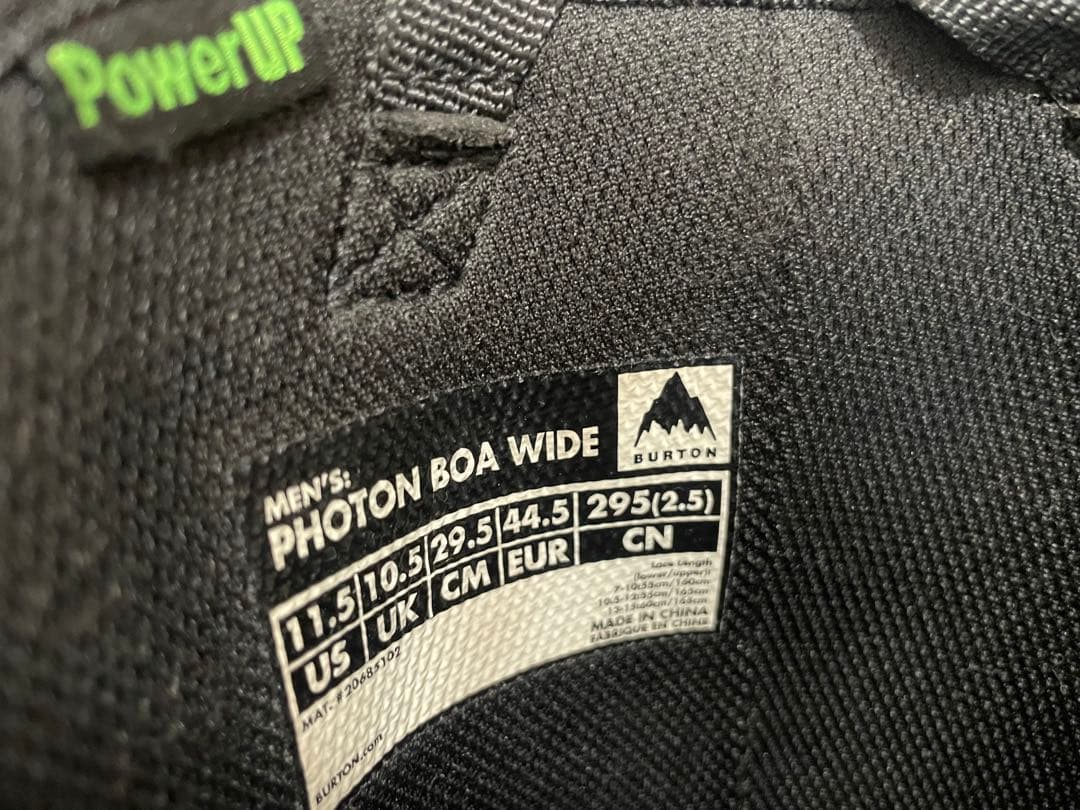 24/25 Burton Photon BOA 29.5cm スノボブーツ