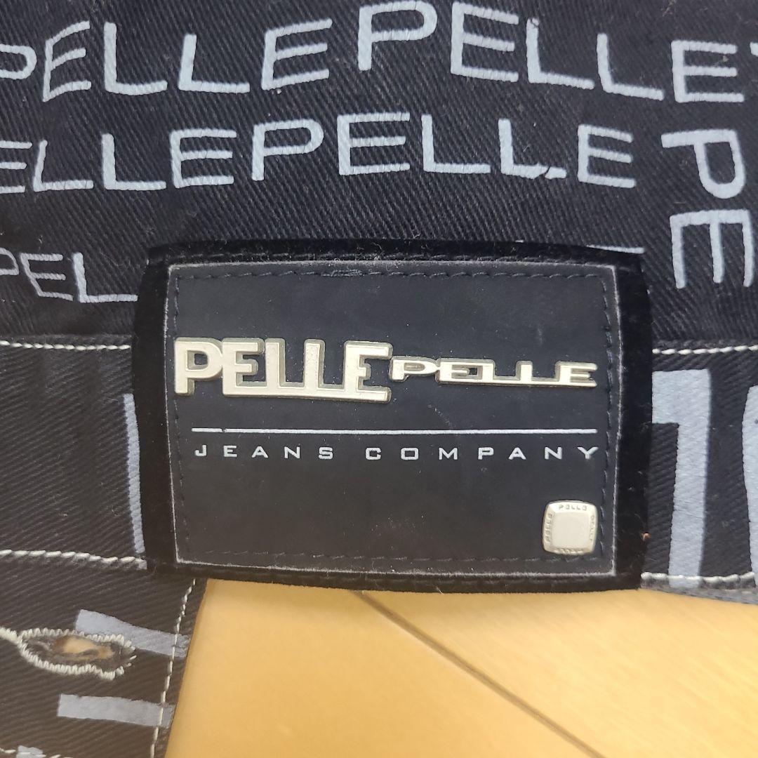 田中勇人　PELLE PELLE ロゴプリントジャケット XL