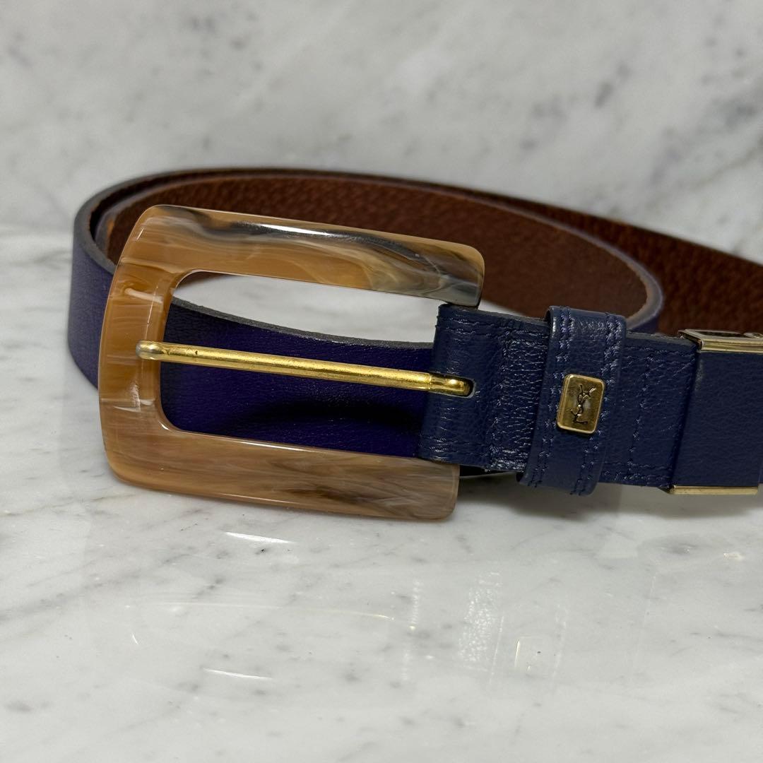 Yves saint Laurent イヴサンローラン ベルト 本革 レザー SAINT LAURENT サンローラン ベルト YSL BELT 3.0 634440 BRM0E DTI0E