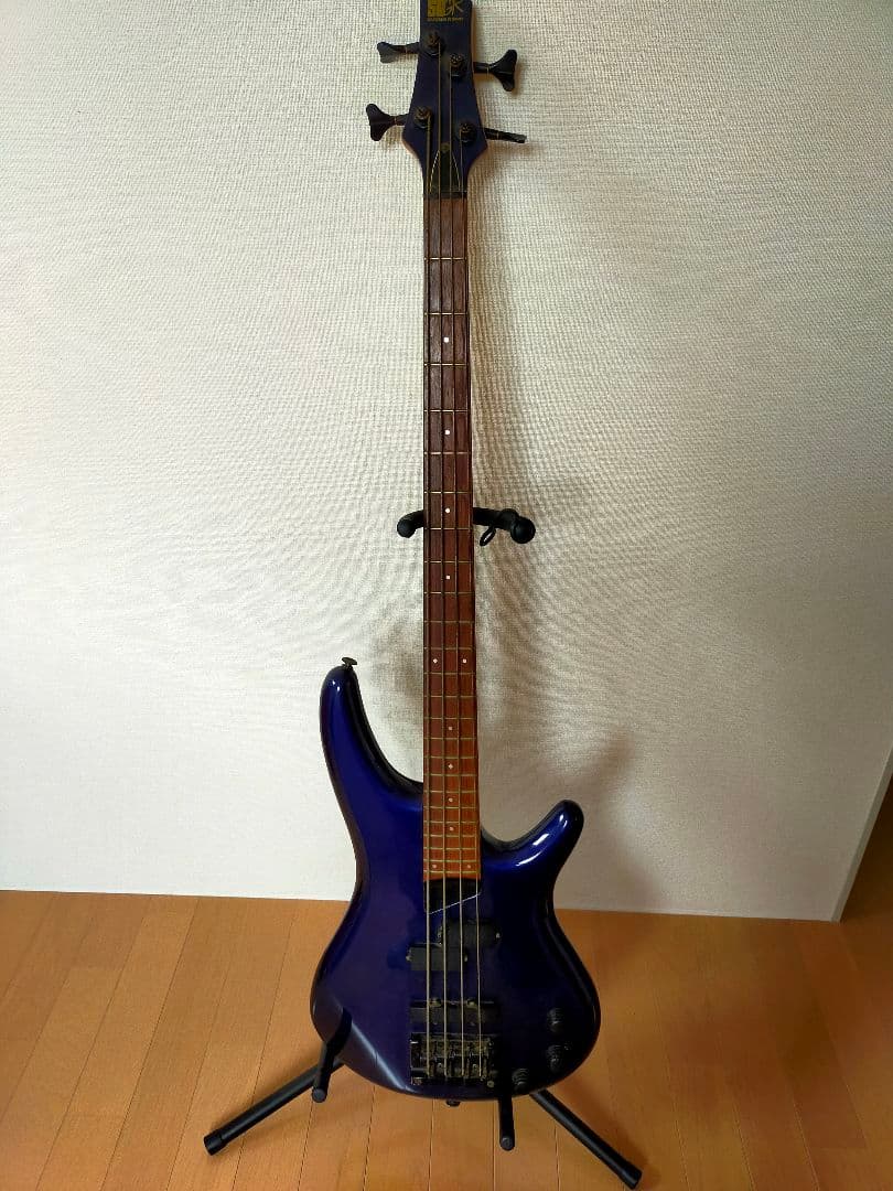 Ibanez SRGR エレキベース 青 IBANEZ アイバニーズ SR400EQM-SCB Stained Cosmic Blue Starburst