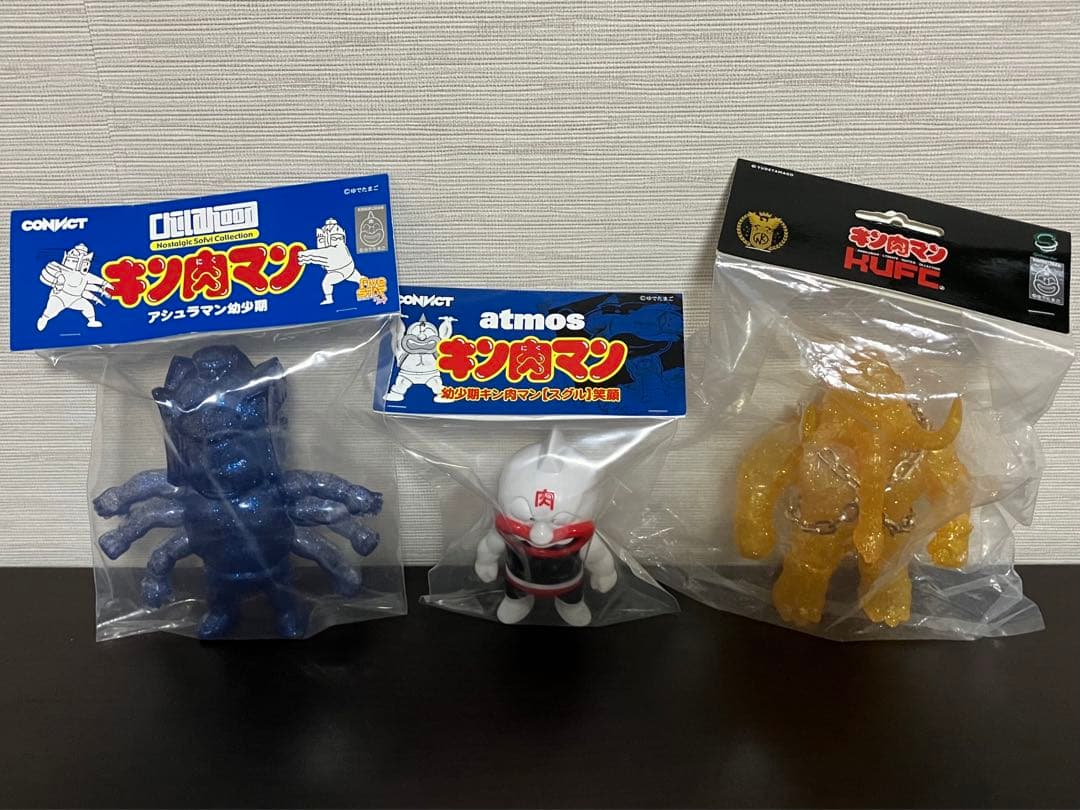 キン肉マンアシュラマンマンモスマンキン消しキンケシソフビファイブスタートイラメ