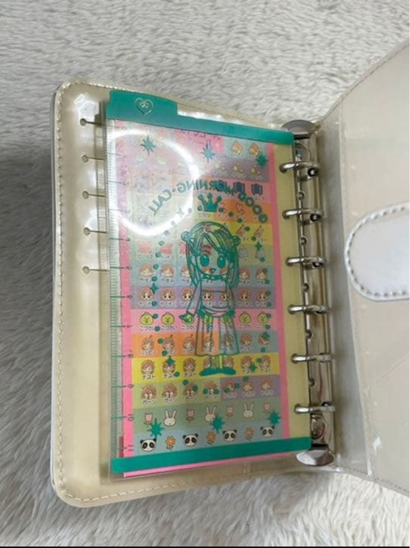 【レア商品】りぼん　グッドモーニングコール システム手帳　ペン