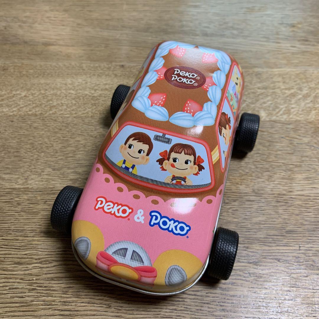 不二家 ペコちゃん 車 缶 - メルカリ