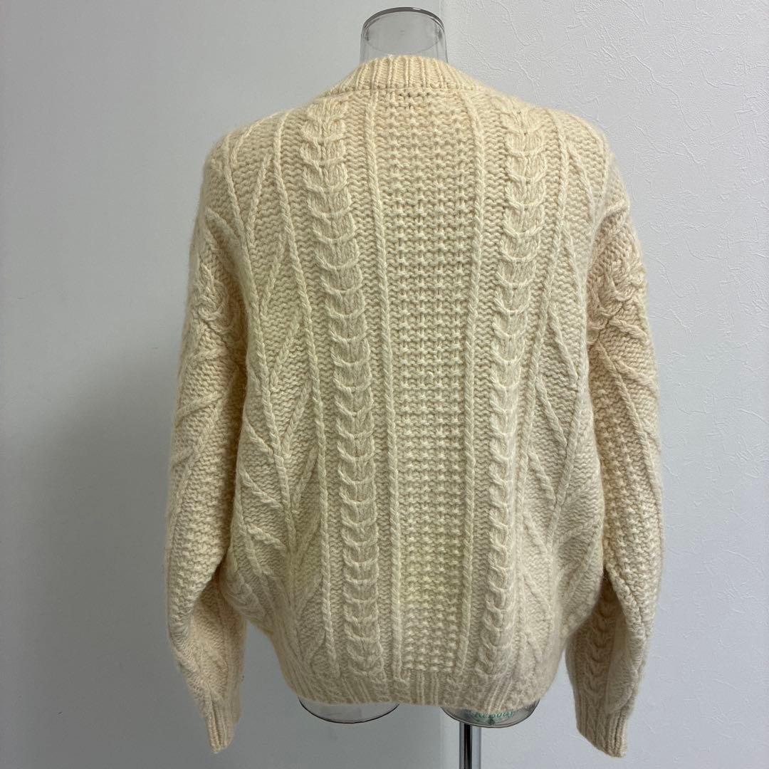 70'sビンテージ古着！WEBB HAND KNIT ハンドニット カーディガン