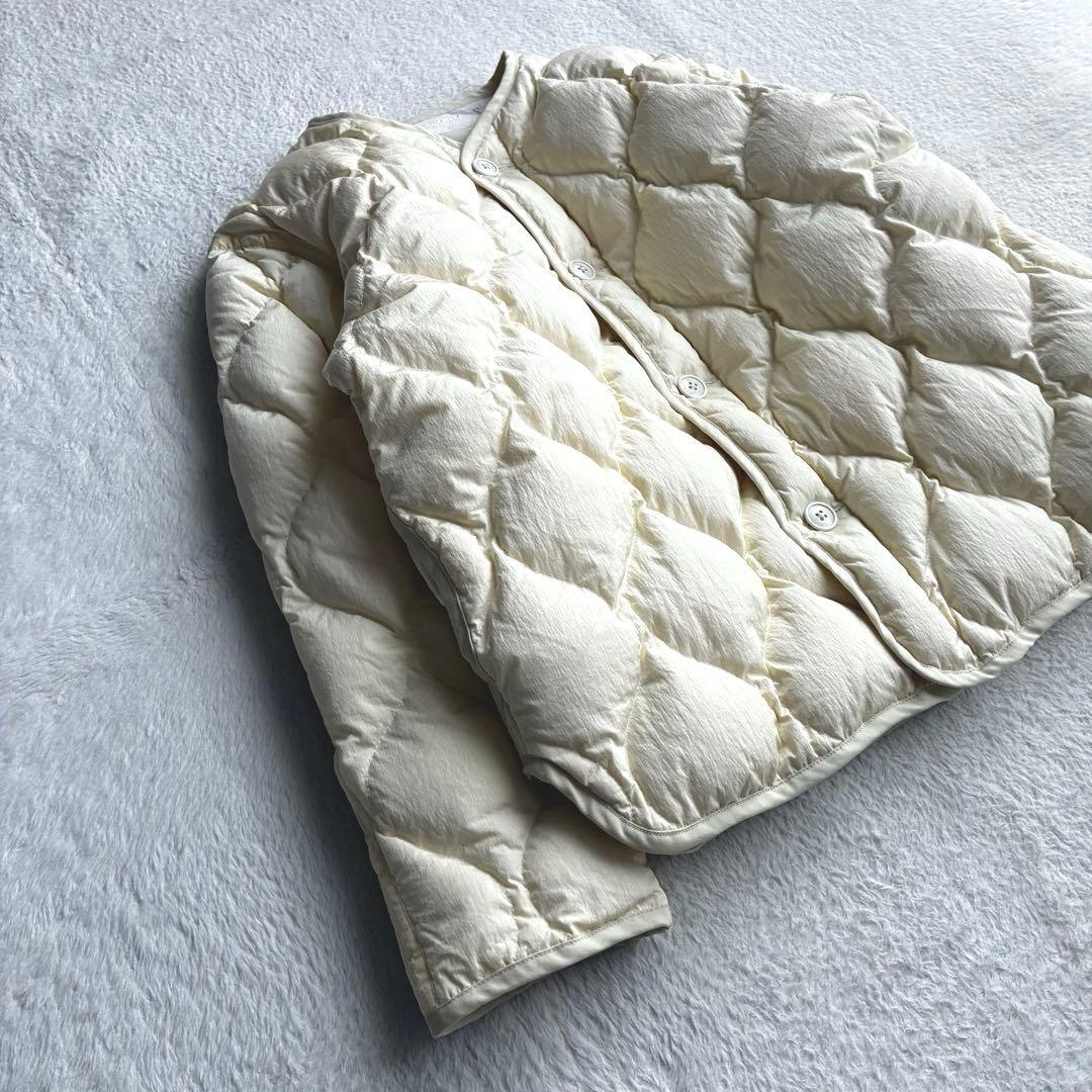 美品 オーシバル Bshop 撥水 キルトダウンカラーレスジャケット 2 生成