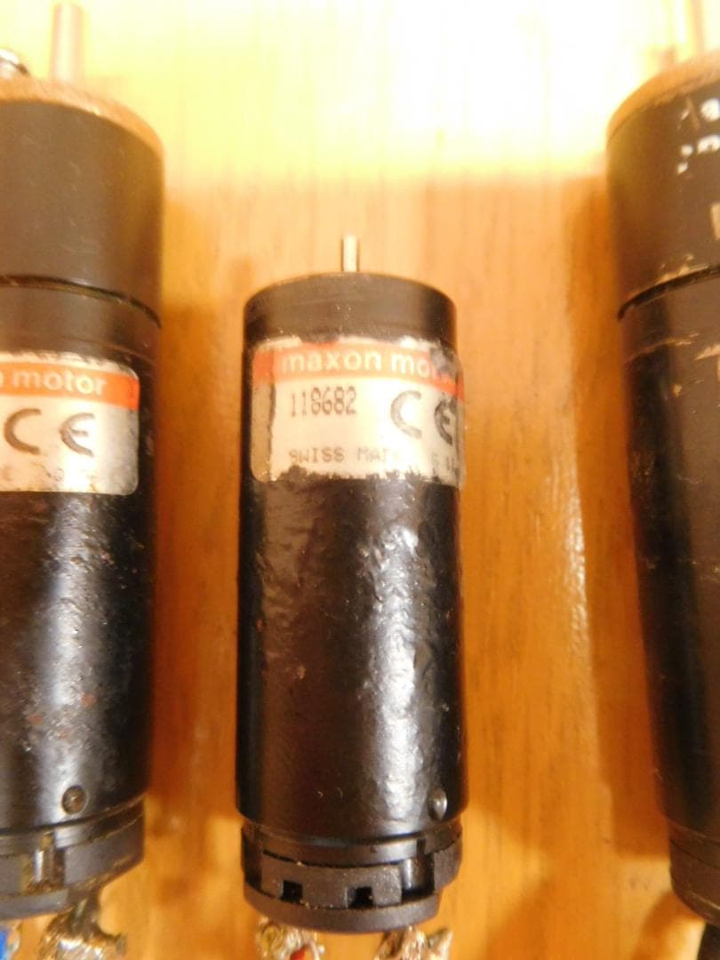 DCモーター maxon ギヤ付きとその他　中古品3個まとめ売り