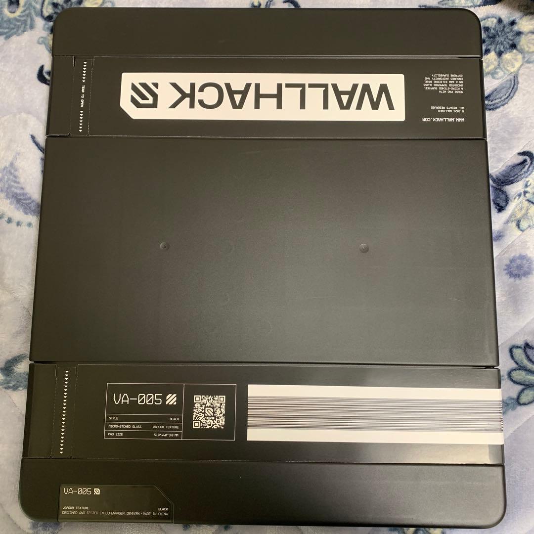 【新品未使用】WALLHACK VA-005 ブラック マウスパッド VA-005（ブラック） ガラスマウスパッド | WALLHACK