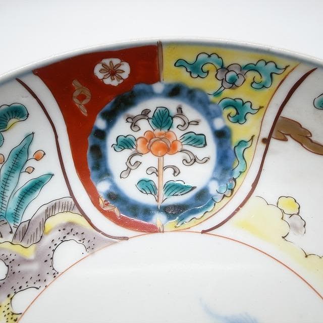 古伊万里 錦手 麒麟の図 八寸皿 - メルカリ