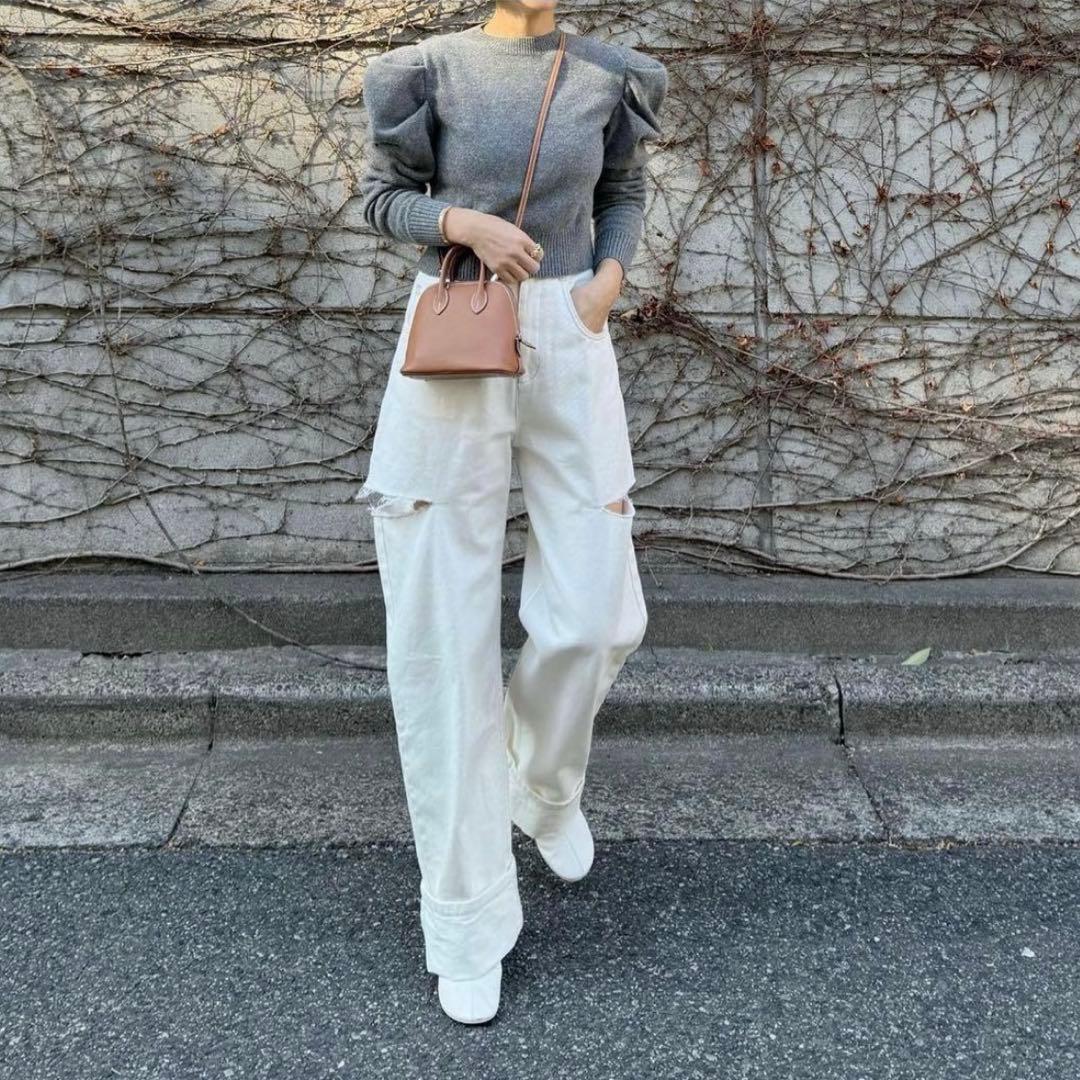 cygne シーニュ ポワンニット Nicole グレー - メルカリ