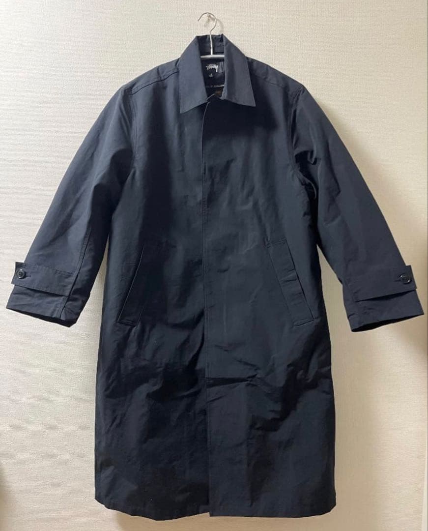 STUSSY ALL SEASON TRENCH S ブラック - メルカリ