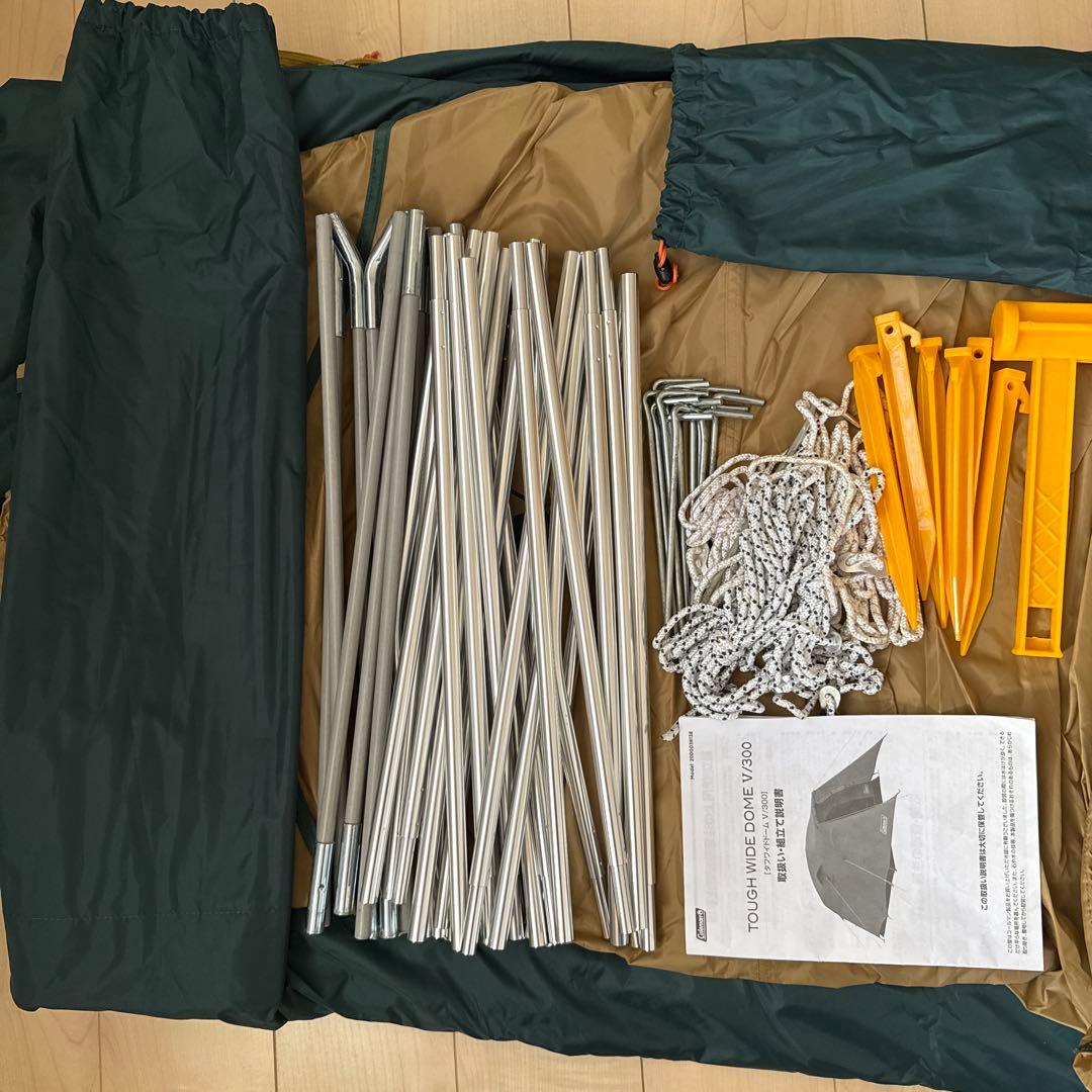 チ*ム様 コールマン タフワイドドーム V/300 テント 綺麗です