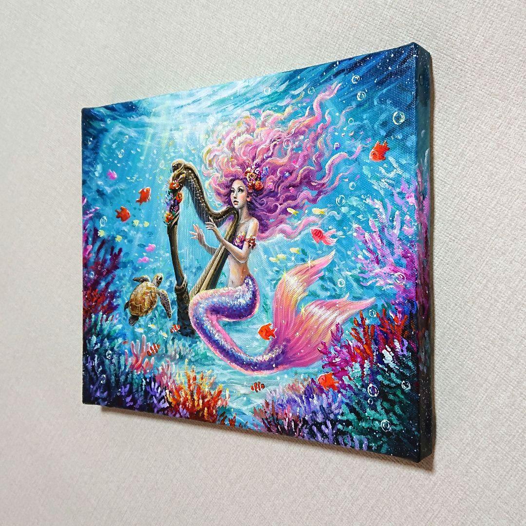 チ*ケ様 【美しい音色】アクリル画 F3 風景画 絵画