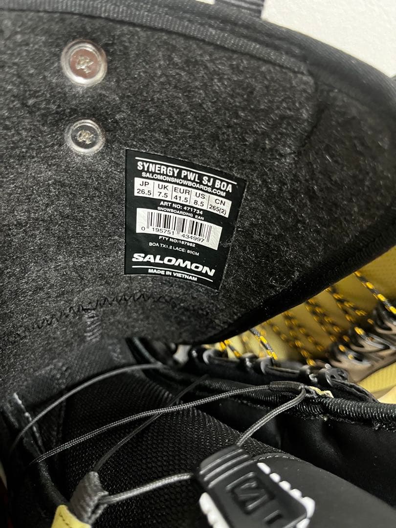 SALOMON サロモン SYNERGY PWL SJ BOA 26.5cm