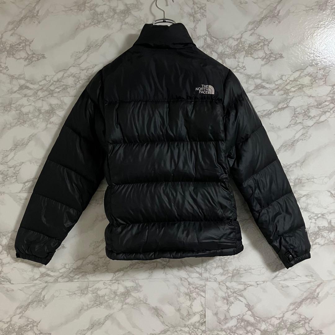《希少》ザノースフェイス　ヌプシ　ダウンジャケット 刺繍ロゴ　ブラック　Ｓ
