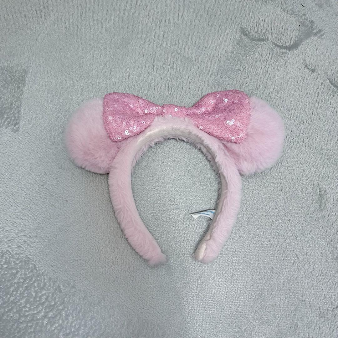 ディズニー マフラー ファンキャップキャップ カチューシャ ピンク