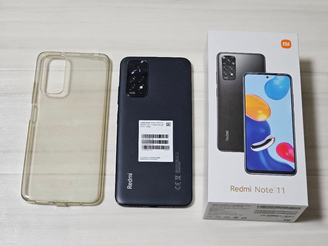 Redmi Note 11 グラファイトグレー 4GB RAM 64GB ROM Redmi Note 11 Dual SIM Graphite Grey 64GB and 4GB RAM