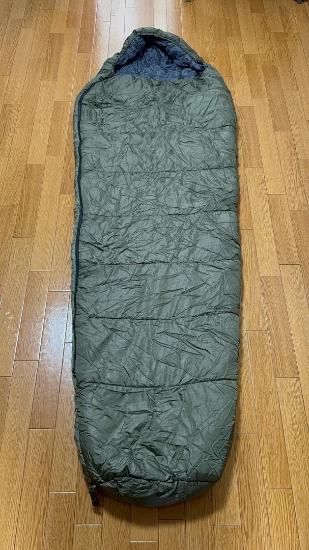 Qualz 冬用寝袋 -2℃ マミー型 オリーブ