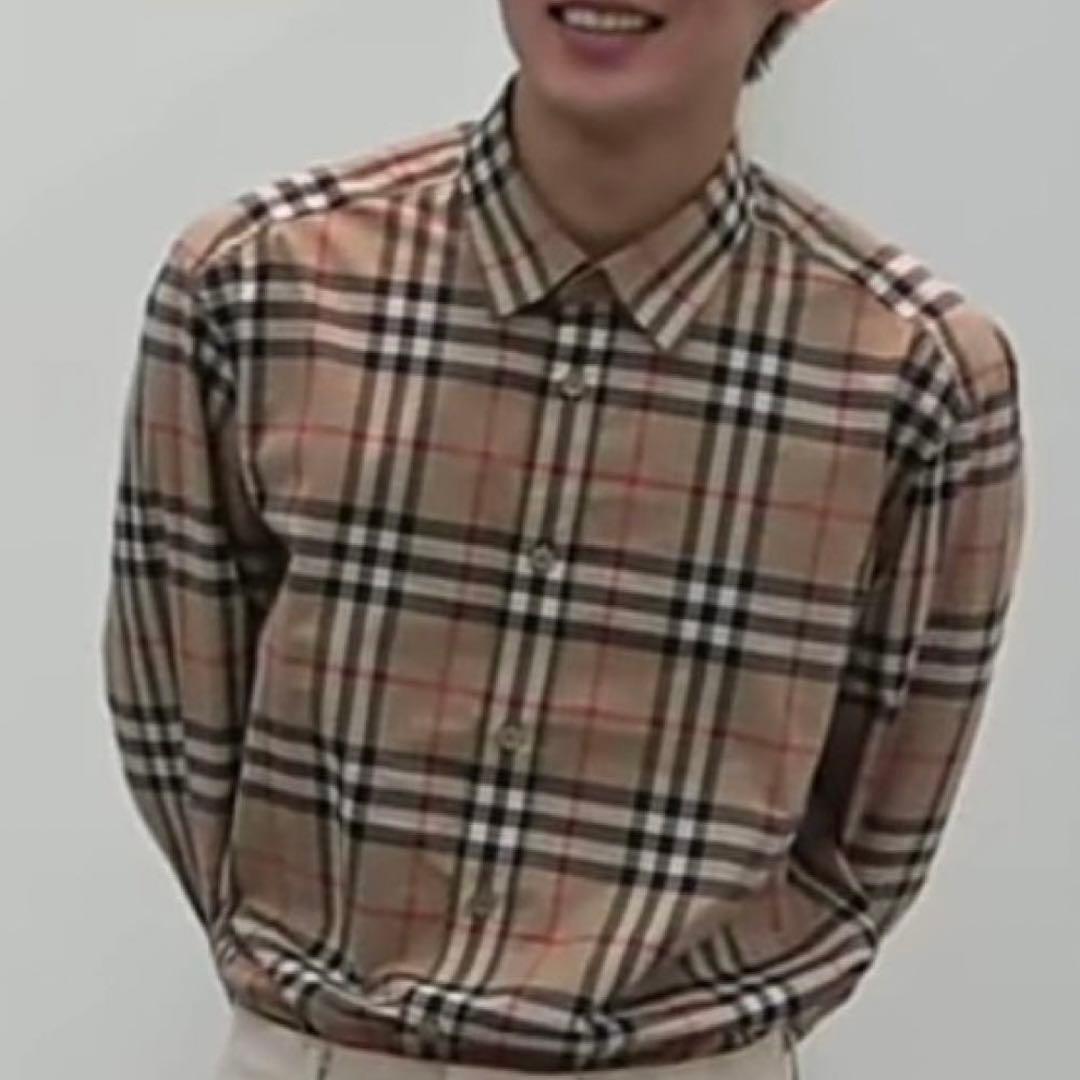 BURBERRYS 長袖シャツ ノバチェック シャドーホース 目黒蓮さん着用 L