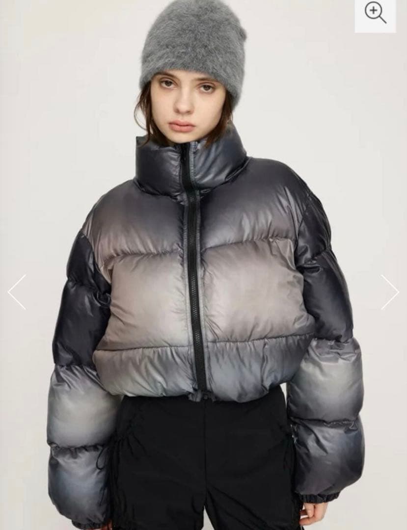 ジャケット・アウター SLY GRADATION REVERSIBLE PUFFER JK SLY（スライ）の「GRADATION REVERSIBLE PUFFER JK グラデーション