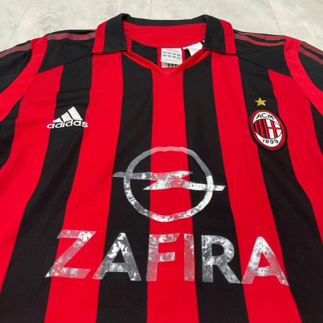 00s アディダス ACミラン ユニフォーム ゲームシャツ サッカー セリエA
