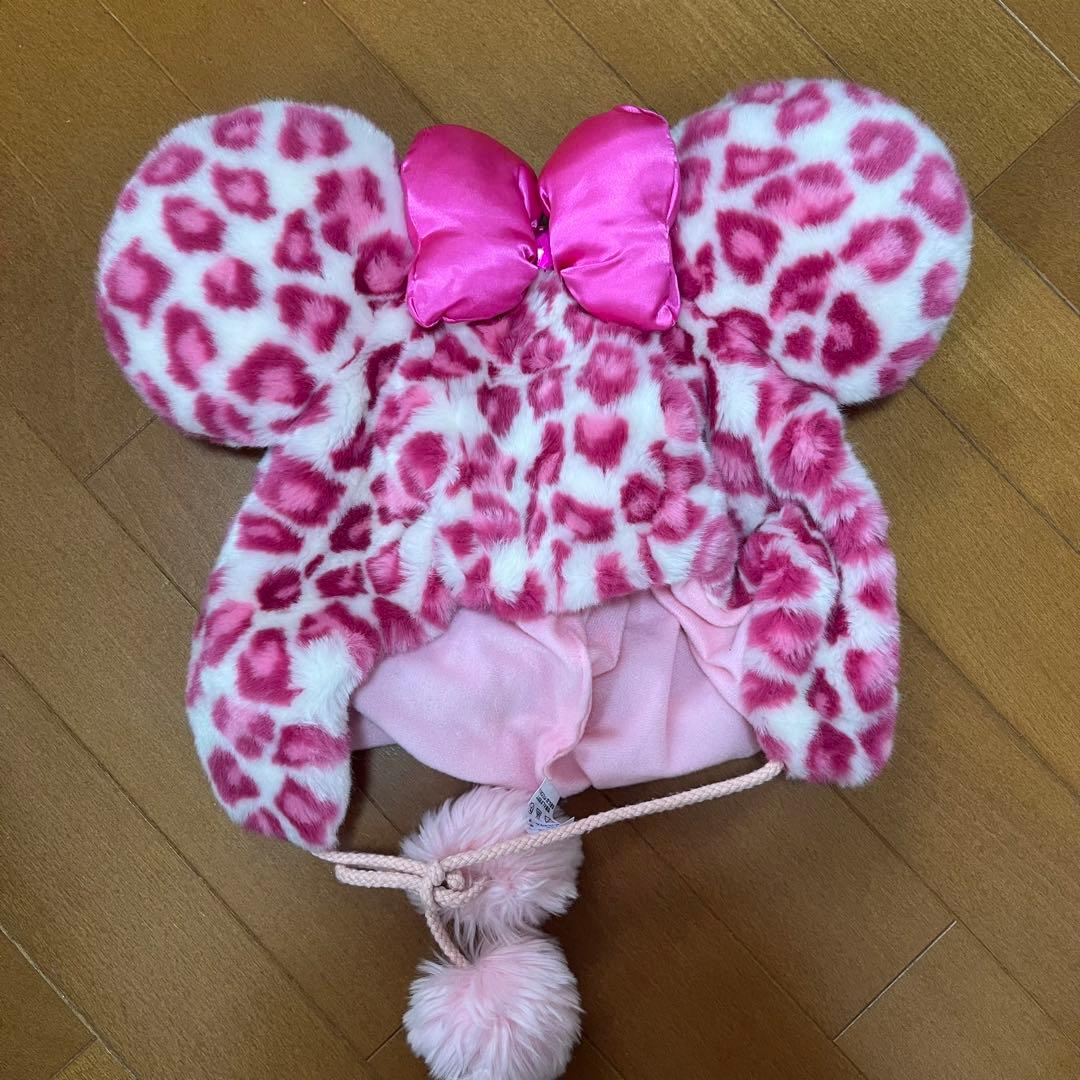 値下げ】ディズニー ファンキャップ ヒョウ柄 ピンク - メルカリ