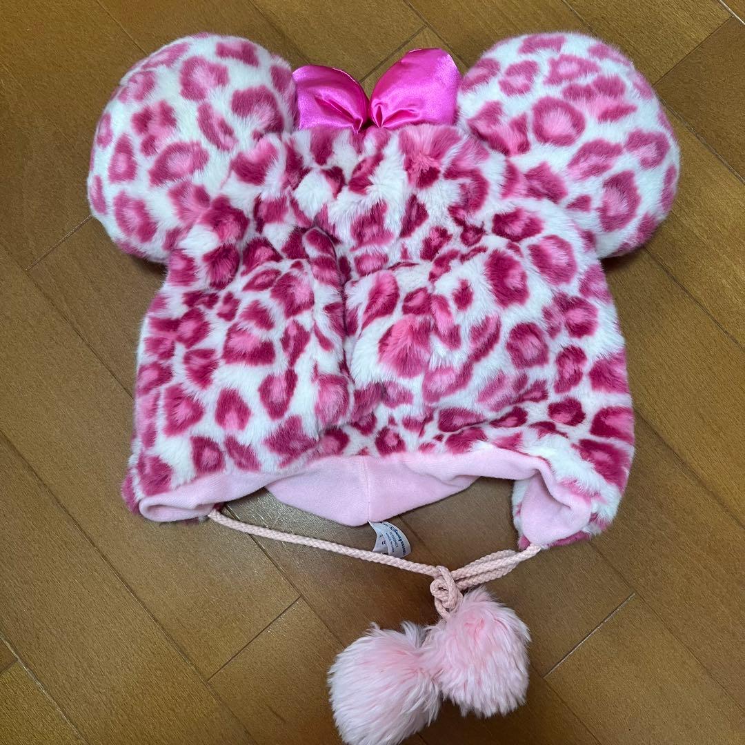 値下げ】ディズニー ファンキャップ ヒョウ柄 ピンク - メルカリ