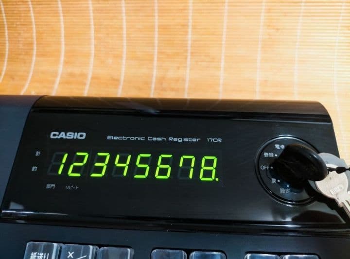 カシオレジスター 17CR 簡単便利特殊 送料込 606207 - メルカリ