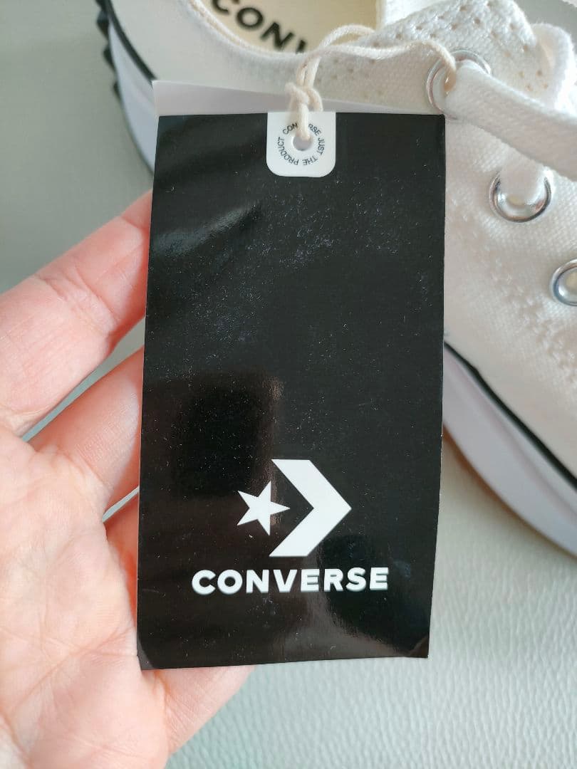 新品　コンバース　ランスターハイク　ホワイト 25.5cm　新品　未使用