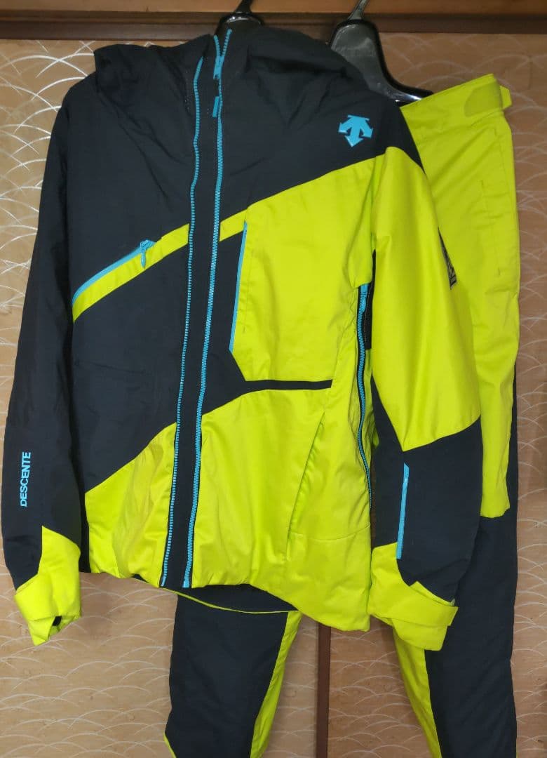 極美良品 DESCENT デサント 上下 サイズO ウエスト L-O DESCENTE（デサント） 大きいサイズ メンズ スムーススウェット