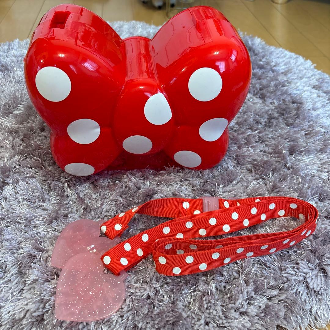 ディズニーランド ポップコーンバケット ミニー リボン - メルカリ