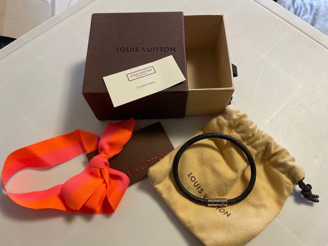 未使用品 ルイヴィトン ブレスレット（箱・保存袋・リボン付き） Used 未使用】ルイヴィトン LOUIS VUITTON ネックレスケース