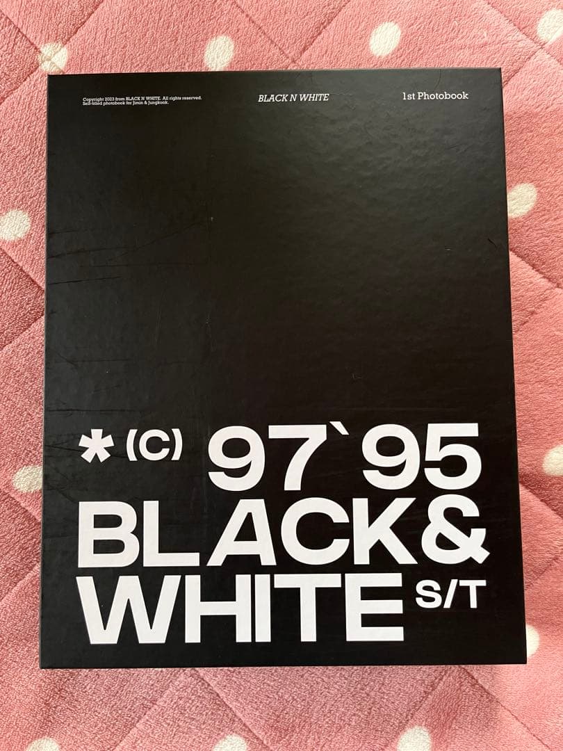 BTSジミンジョングク マスター写真集 BLACK & WHITE