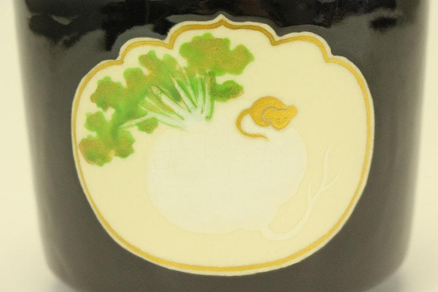 茶道具 福鼡之絵 茶碗 粟田焼 佳山 木箱付(メ1393) - メルカリ