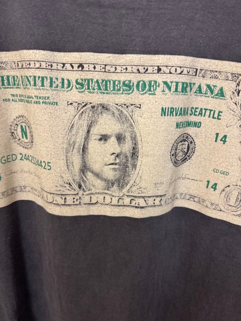ニルヴァーナ Tシャツ XL ダークグレー