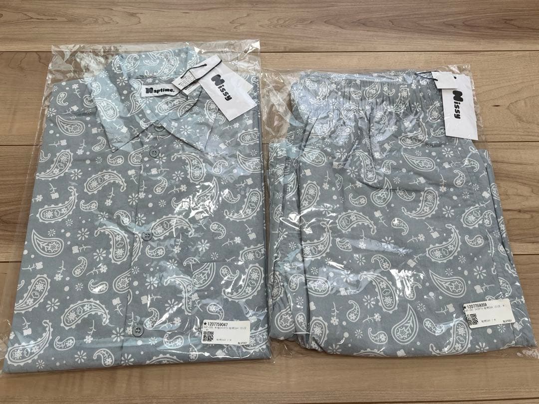 naptime. ナップタイム 総柄SAX 上下セット