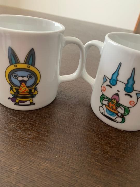 pizza妖怪ウォッチコラボマグカップジバニャン＆コマさんフユニャン＆うさぴょん