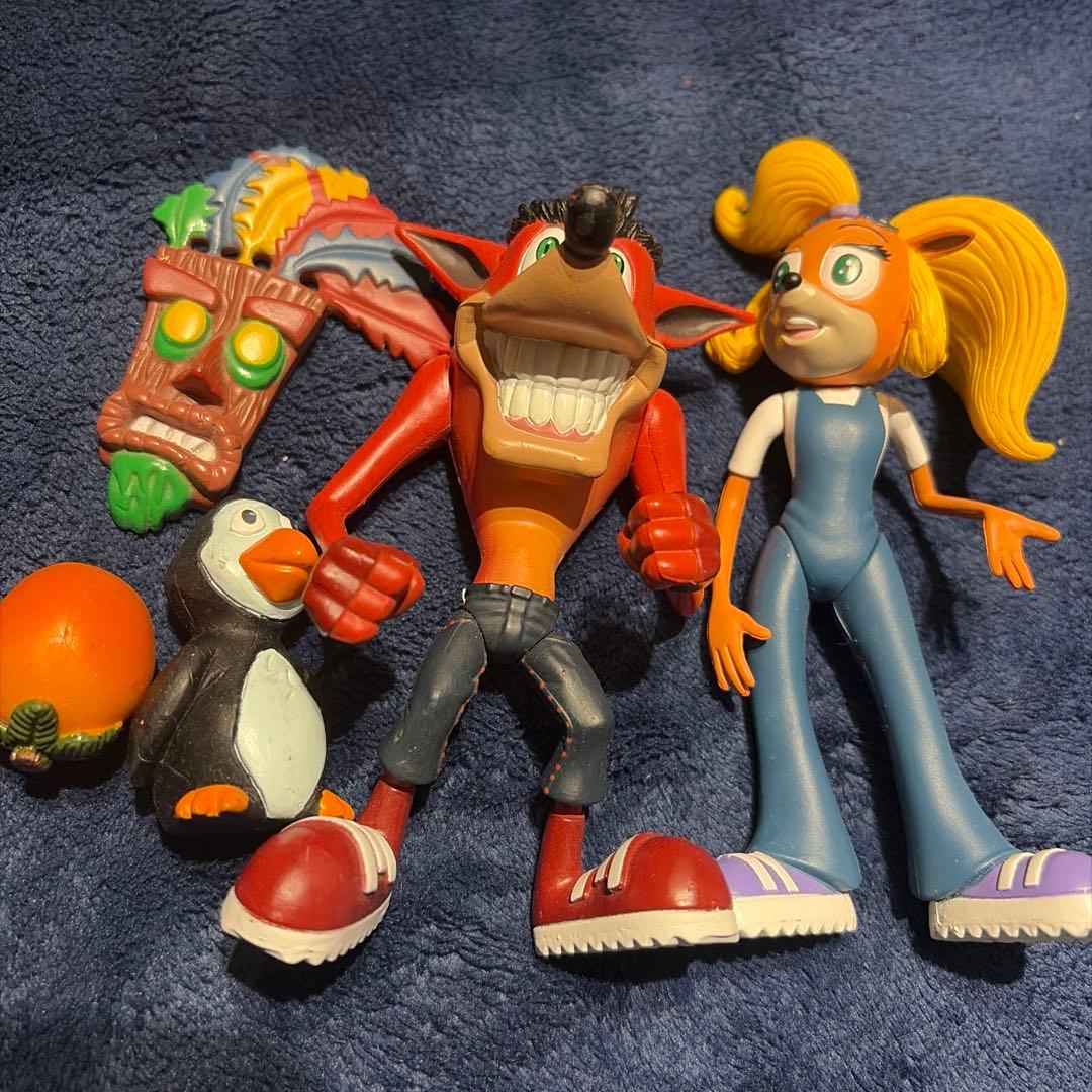 超激レア］当時物 クラッシュバンディクー フィギュア セット - メルカリ