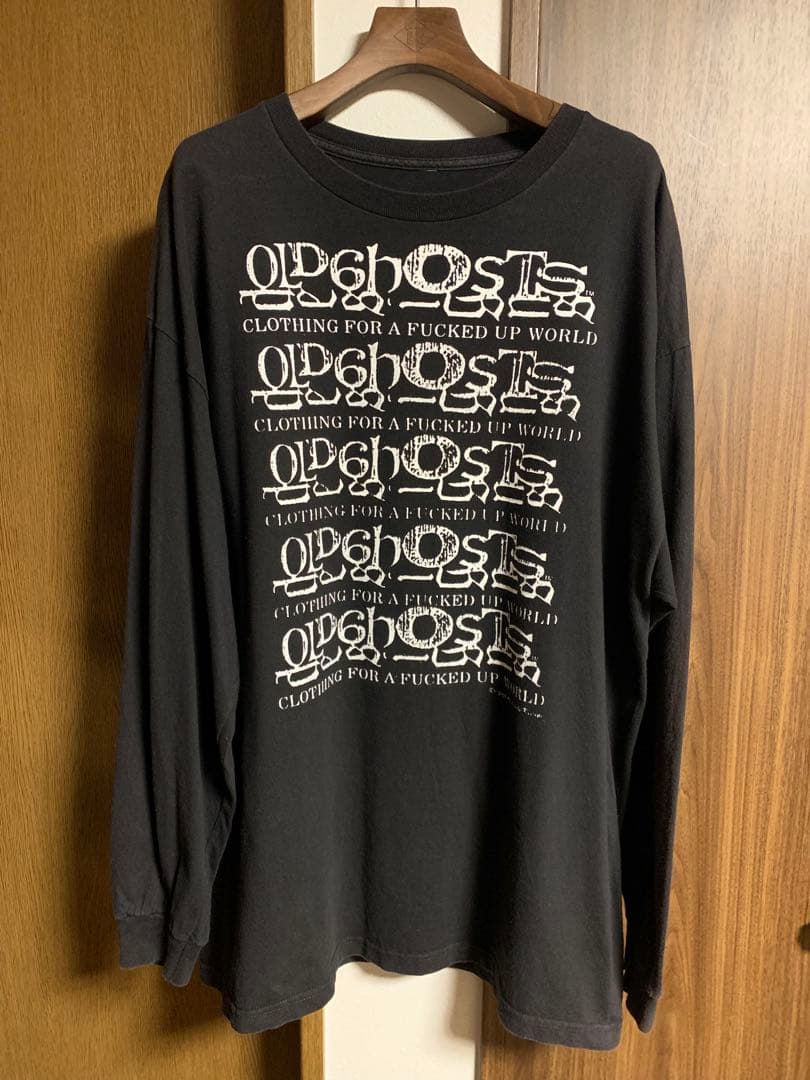 みっふぃー　オールドゴースト oldghosts XL VINTAGE 90's 米国製 BLACK LABEL オールドゴースト Old Ghost Tシャツ