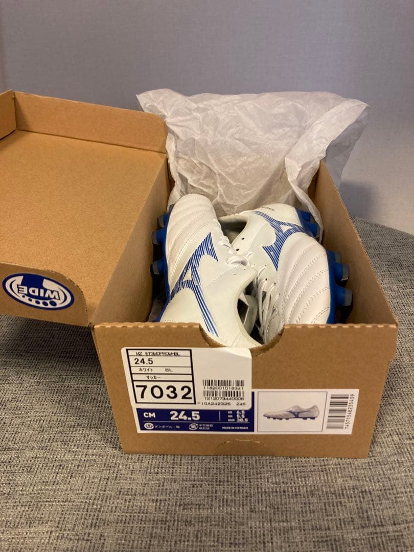 【新品未使用】[ミズノ] モナルシーダ NEO 3 ワイド PRO 24.5cm