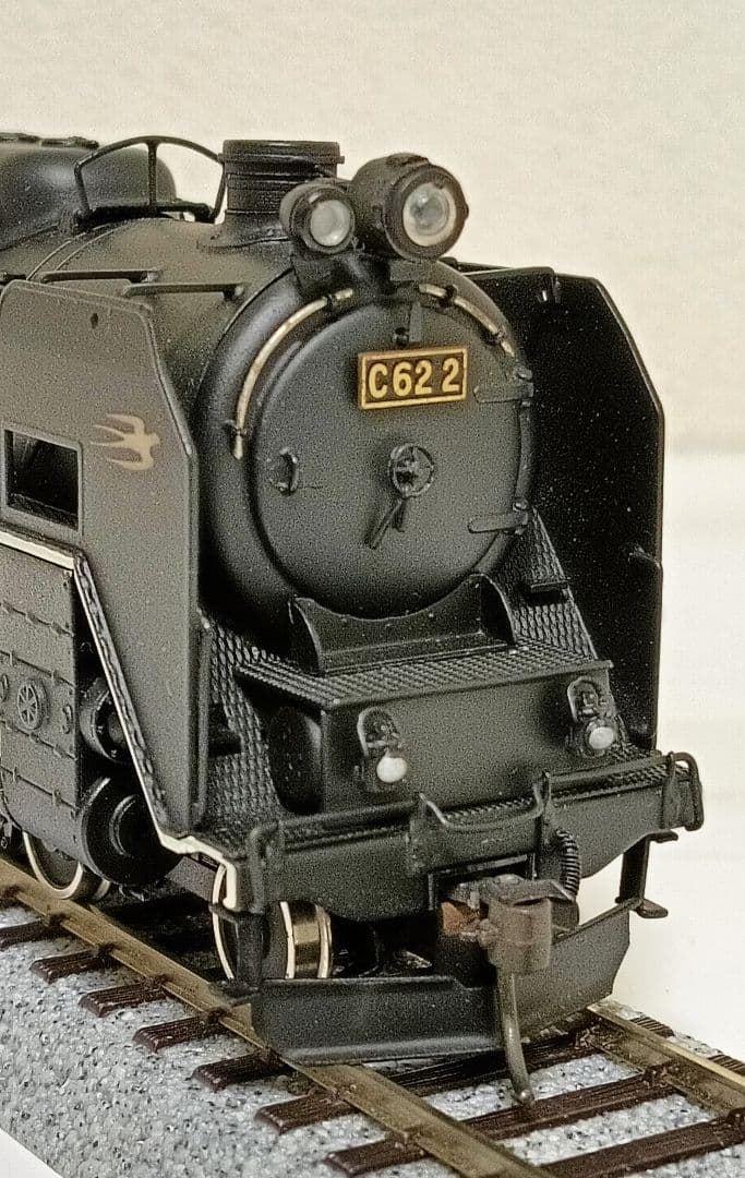 HOゲージ 天賞堂 Ｃ622号機蒸気機関車 No491、メンテナンス済