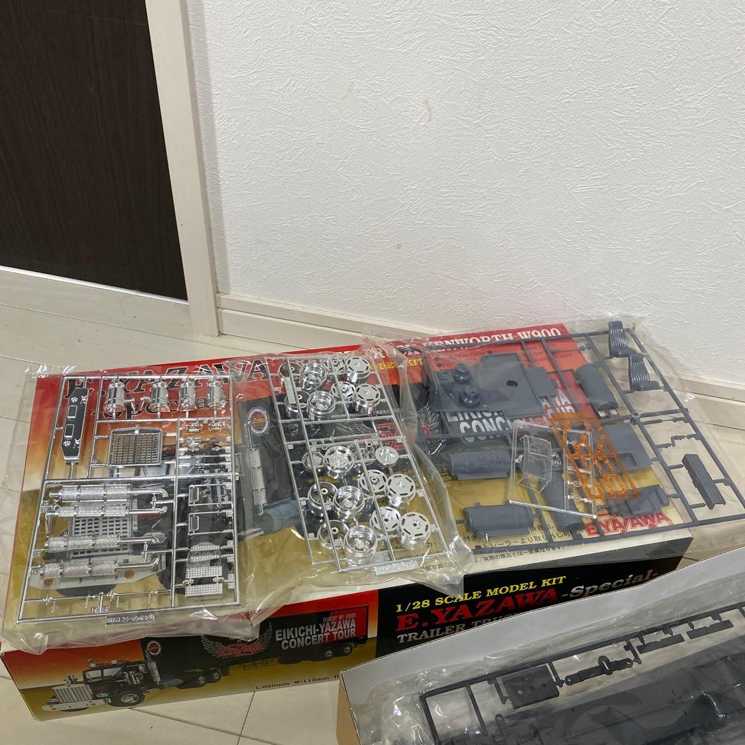 激レア！未組立 矢沢永吉 トランポ スペシャル トレーラートラック プラモデル