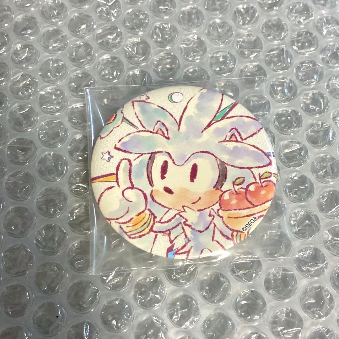 シルバー 缶バッジ セガラッキーくじ ソニックザヘッジホッグ セガ ラッキーくじオンライン「ソニック・ザ・ヘッジホッグ」”7月25日