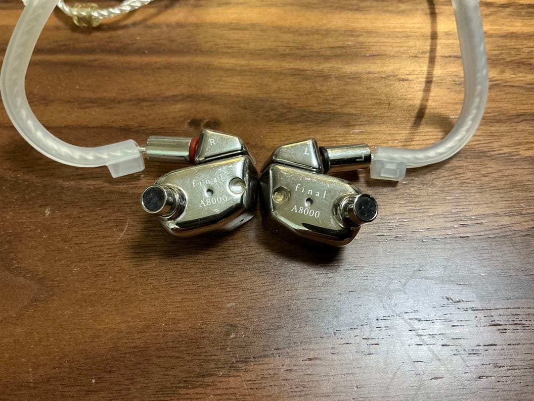 final A8000本体+C106MMCXシルバーコートケーブル(4.4mm)