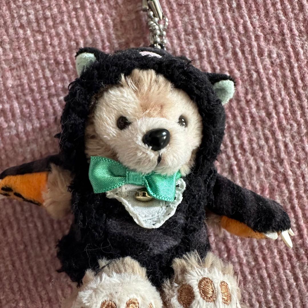 美品】ダッフィー シェリーメイ ぬいぐるみストラップ ハロウィン