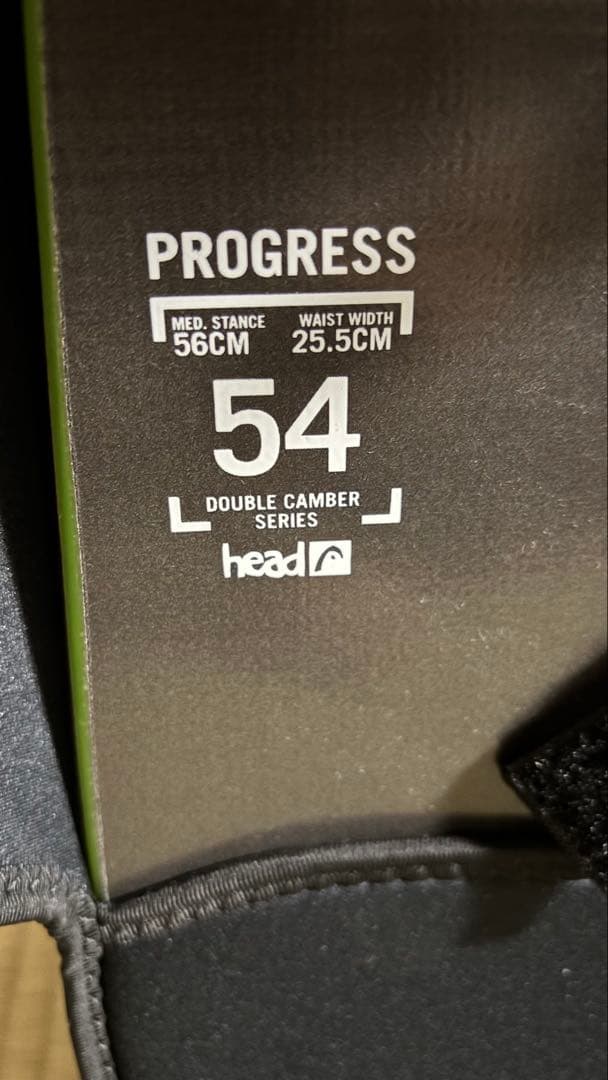 新品未使用！HEAD CRWU PROGRESSスノーボード板バインディング付き