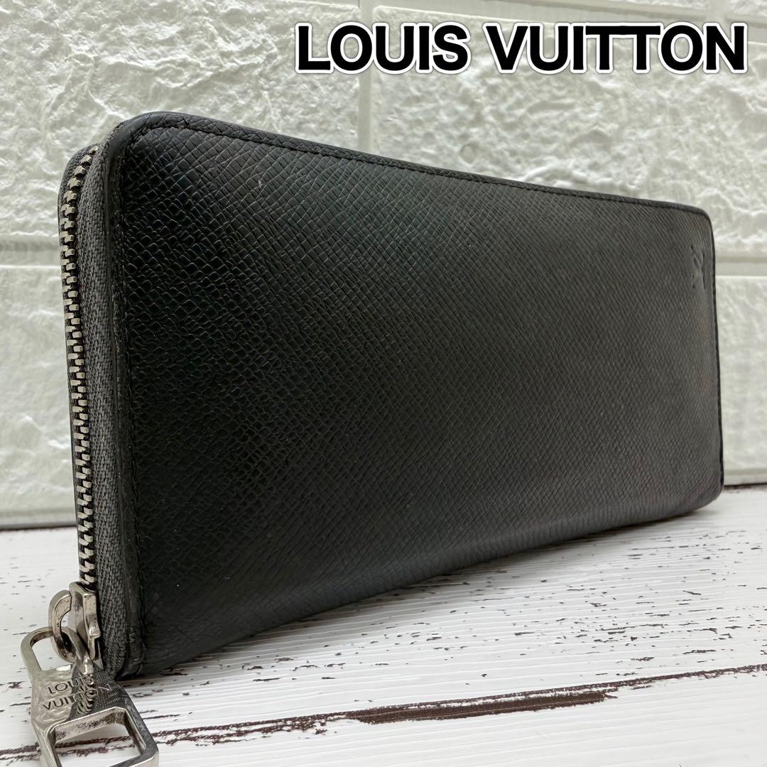 ルイヴィトン タイガ ヴェルティカル 長財布 ラウンドファスナー