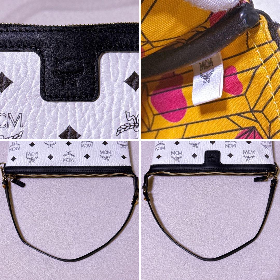 激レア【未使用】MCM アクセサリーポーチ ヴィセトス柄 レザー